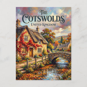 Carte Postale Les Cotswolds Royaume-Uni