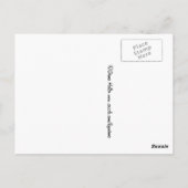 Carte Postale Les couchers de soleil bleus représentent le lac S (Dos)