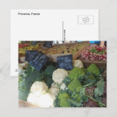 Carte Postale Les Couleurs de la Provence 2 : Le Marché (Devant / Derrière)