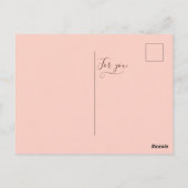 Carte Postale Les couleurs de l'automne saisons changent et nous (Dos)