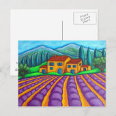 Carte postale Les Couleurs de Provence (Devant / Derrière)