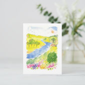 Carte Postale Les cours d'eau de la vallée (Debout devant)