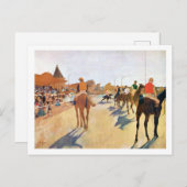 Carte Postale Les Course À Cheval (La Parade), Edgar Degas (Devant / Derrière)