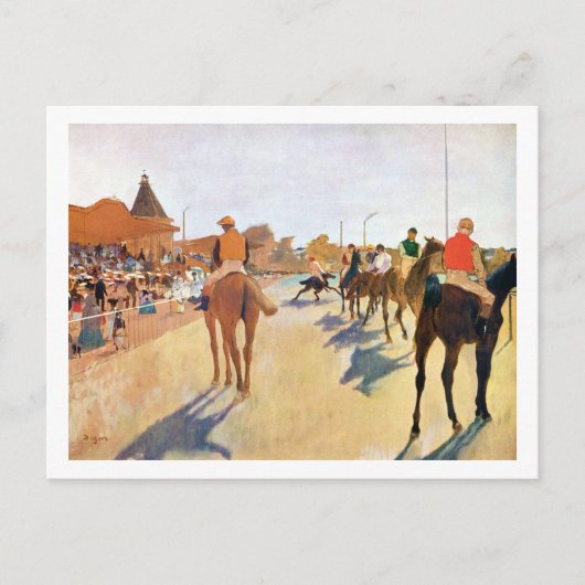 Carte Postale Les Course À Cheval (La Parade), Edgar Degas (Devant)