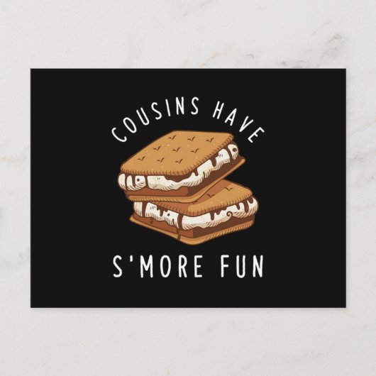 Carte Postale Les cousins ont SMore Fun Frère Soeur Famille Cade (Devant)
