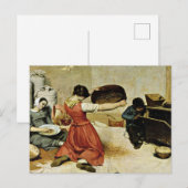 Carte Postale Les cribleuses de blé, beaux-arts, (Devant / Derrière)