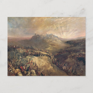 Carte Postale Les Croisés Avant Jérusalem