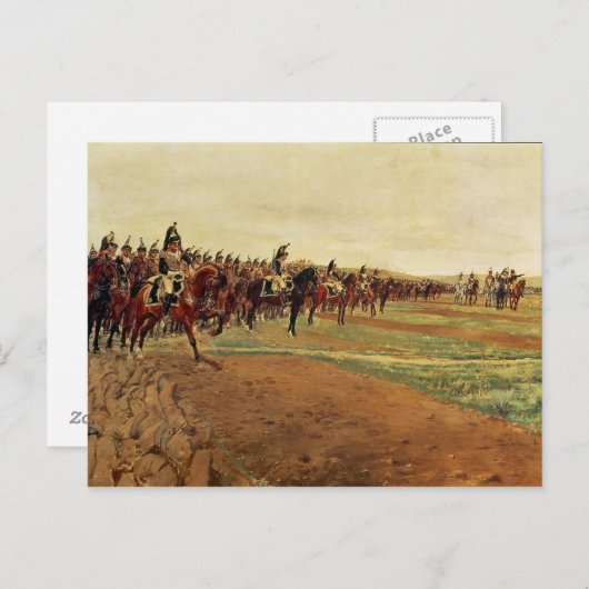 Carte Postale Les Cuirassiers (Devant / Derrière)