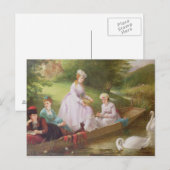 Carte Postale Les cygnes de la Tamise (Devant / Derrière)