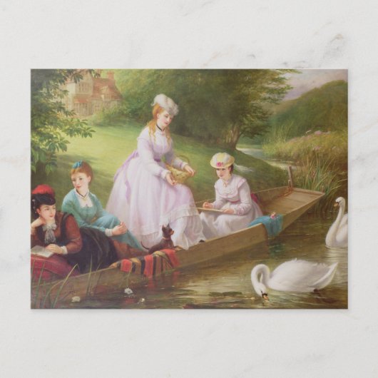 Carte Postale Les cygnes de la Tamise (Devant)