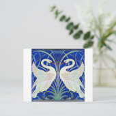 Carte Postale Les cygnes par Walter Crane (Debout devant)