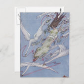 Carte Postale Les cygnes sauvages (Devant / Derrière)