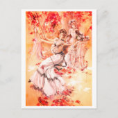 Carte Postale Les dames dans le parc (Devant)