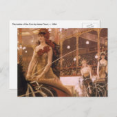 Carte Postale Les dames des voitures (alias Circus) de James Tis (Devant / Derrière)