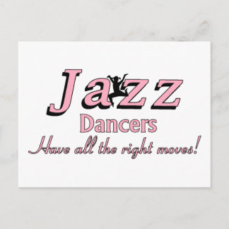 Carte Postale Les danseurs de jazz ont tous les bons mouvements