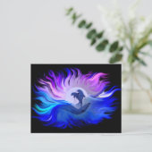 Carte Postale Les dauphins au clair de lune (Debout devant)