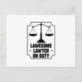 Carte Postale Les déclarations de l'avocat | Don des étudiants d (Devant)