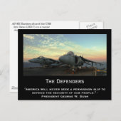 Carte Postale Les défenseurs (Devant / Derrière)