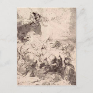 Carte Postale Les dégâts de Sennaherib par Peter Paul Rubens