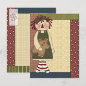 Carte Postale Les délices du pain d'épices (Devant / Derrière)