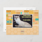 Carte Postale Les dents devraient avoir une limite de poids. (Devant / Derrière)