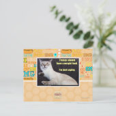 Carte Postale Les dents devraient avoir une limite de poids. (Debout devant)