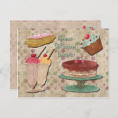 Carte Postale Les déserts démodés de Mommas (Devant / Derrière)