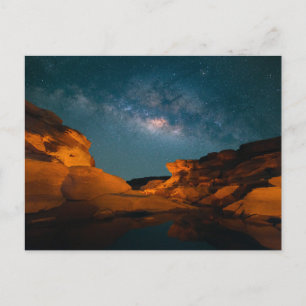 Carte Postale Les déserts Sam Pan Bok Night time Thaïlande