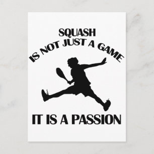 Carte Postale Les designs sportifs squash