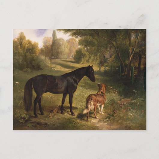 Carte Postale Les deux amis (Devant)