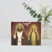 CARTE POSTALE LES DEUX COEURS D'EKLEKTIX, (Debout devant)