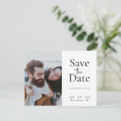 Carte Postale Les deux d'entre nous Photo Modern QR Code Enregis (Debout devant)