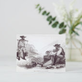 Carte Postale Les Diggers d'or australiens (Debout devant)