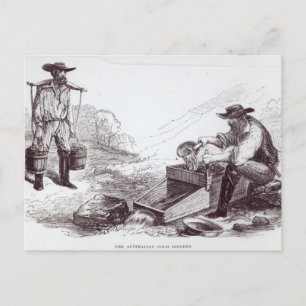Carte Postale Les Diggers d'or australiens