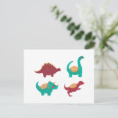 Carte Postale Les dinosaures (Debout devant)