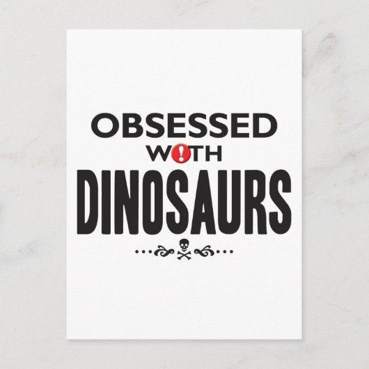 Carte Postale Les dinosaures obsédés (Devant)