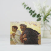 Carte Postale Les disciples qui courent au sépulcre par Burnand (Debout devant)