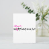 Carte Postale Les Divas Ont Plus De Plaisirs (Debout devant)