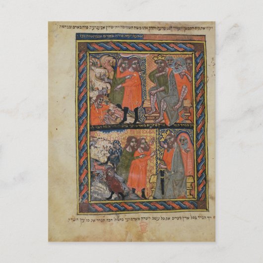 Carte Postale Les dix fléaux de l'Egypte TtoB (Devant)