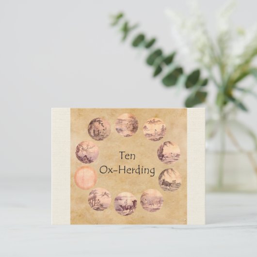 Carte Postale Les Dix images d'Oxherding (Debout devant)