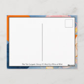 Carte Postale Les dix plus grandes, Groupe IV, No.2 par Hilma af (Dos)