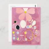 Carte Postale Les dix plus grandes, No 5, Adulte, Hilma af Klint (Devant / Derrière)