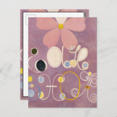 Carte Postale Les Dix plus grands, Groupe IV, No.5 par Hilma af  (Devant / Derrière)