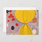 Carte Postale Les dix plus grands, Groupe IV, No 7 par Hilma af  (Devant / Derrière)