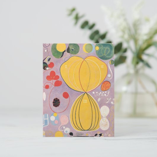 Carte Postale Les Dix Plus Grands N° 7 | Hilma af Klint (Debout devant)