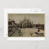 Carte Postale Les DOM de palais de Milan (Devant / Derrière)