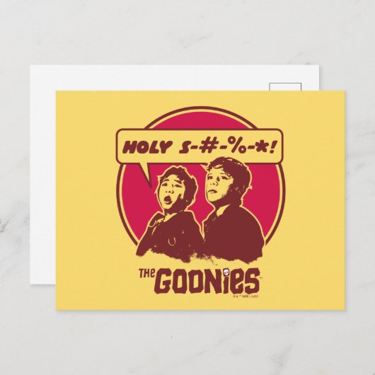 Carte Postale Les données des Goonies jurent (Devant / Derrière)