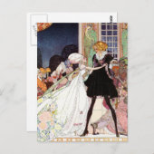 Carte Postale Les douze princesses dansantes de Kay Nielsen (Devant / Derrière)