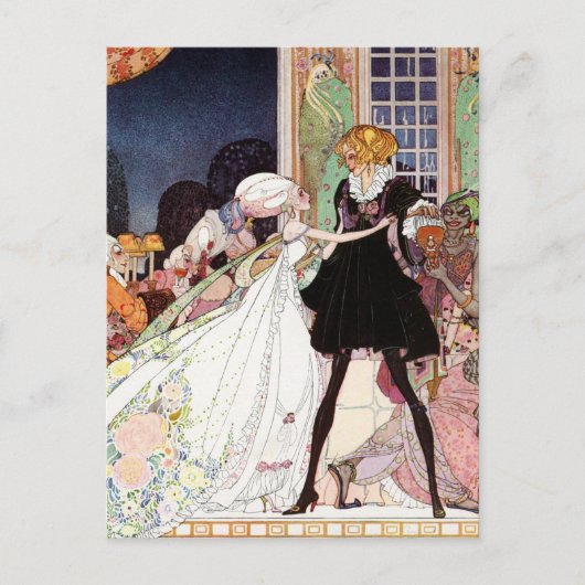 Carte Postale Les douze princesses dansantes de Kay Nielsen (Devant)