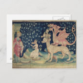 Carte Postale Les dragons vommentant les grenouilles (Devant / Derrière)